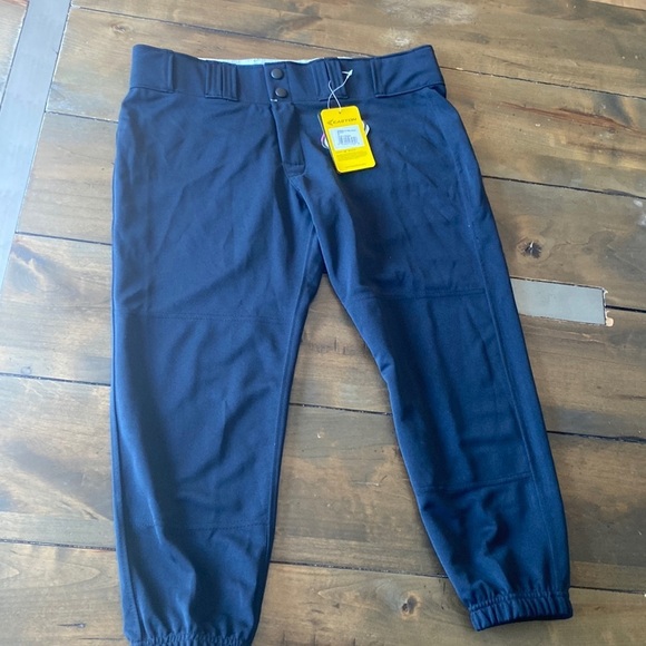 Easton‎ black softball jogger pants size S NEW pro pant adult size - Picture 1 of 9